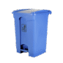 LIXEIRA C/ PEDAL 50L AZUL PERFECT