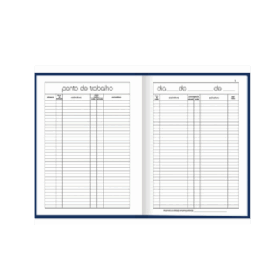LIVRO DE PONTO 4 ASSINATURAS GRANDE 100FL SIDGRAPH