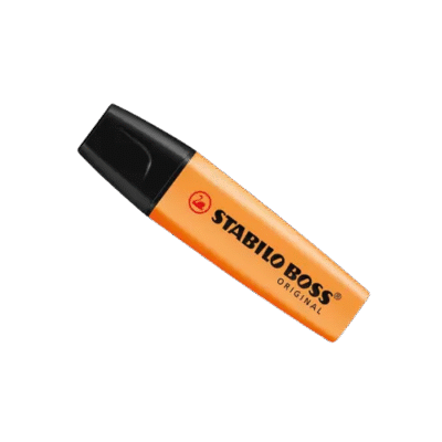 MARCA TEXTO BOSS LARANJA STABILO
