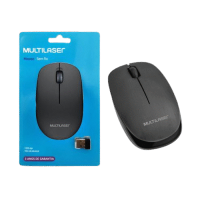 MOUSE OTICO S/FIO PRETO MO251 MULTILASER