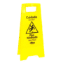 PLACA CUIDADO PISO MOLHADO NOBRE