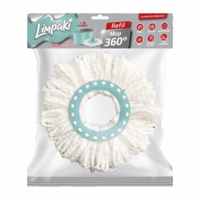 REFIL MOP UMIDO GIRATORIO LIMPAKI CONDOR