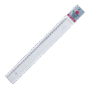 REGUA ESCOLAR 30CM CR ACRIMET