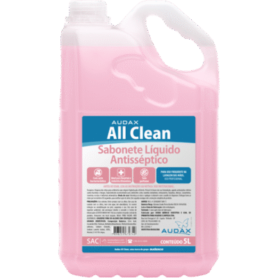 SABONETE LIQUIDO ANTISSEPTICO 5LT ALLCLEAN AUDAX