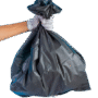 SACO P/LIXO 100L PT REFORÇADO 5KG REALPLAST