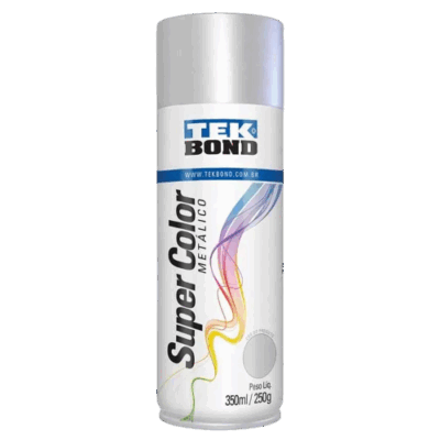 TINTA AEROSSOL PRATA METAL 350ML TEK BOND