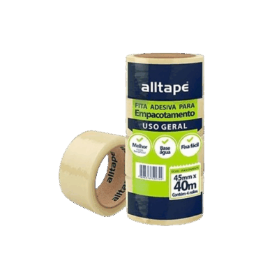FITA ADESIVA TRANSPARENTE 45X40 ALLTAPE