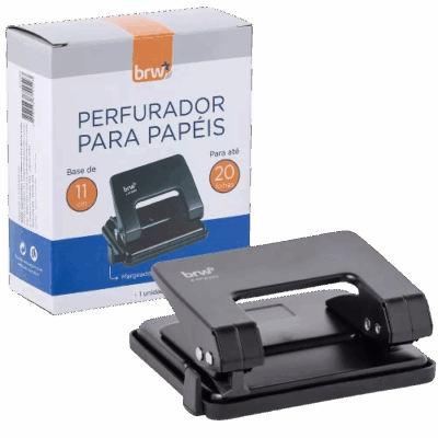 PERFURADOR METAL 20 FOLHAS BRW