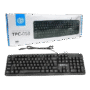 TECLADO USB PRETO TPC-058 HOOPSON