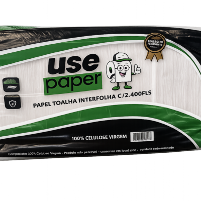 PAPEL TOALHA 20X21 C/2400F USEPAPER